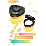 Vcalla Ev Tipi Nem Alıcı Set | Vanilya Esanslı | 3 Aparat 3 Tablet | Rutubet & Küf Önleyici |