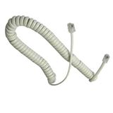 Vcom CT044C Beyaz Kordon Spiral Telefon Ahizesi