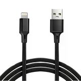 Vcom Cu253 Lightning To Usb 3 Metre 10W (5V-2A) Örgülü Şarj Kablosu