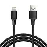 Vcom Cu253 Lightning To Usb 3M 10W (5V-2A) Örgülü Şarj Kablosu (Kdo)