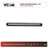 Vcom D15324 24 Port Cat5 Utp Rack M.Patch Panel