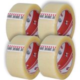 Ve-Ge 45X100 ( Aslan ) Şeffaf Koli Bandı 4 Lü Ekonomik Paket