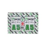 Ve-Ge 80 gr A5 Fotokopi Kağıdı 5000’li (5 paket) Yüksek Baskı Kalitesi ile Ofis ve Ev Kullanımına Uygun - 5'li
