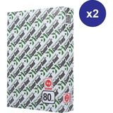 Ve-Ge A3 Fotokopi Kağıdı Copierbond 80 gr 1000 Yaprak 2 Paket Beyaz