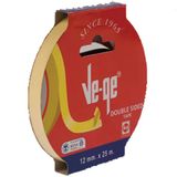 Ve-Ge Çift Taraflı Kağıt Bant Askılı 12MM x 25 Metre (6 Lı Paket)