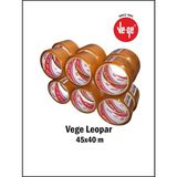 Ve-Ge Leopar Koli Bandı (45mmx40mt) Şeffaf 12 'li paket