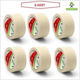 Ve-Ge Maskeleme Bandı (Kağıt Bant) 24MM x 30 mt 6 Adet - 1 Adet