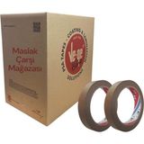 Ve-Ge Maskeleme Bandı Ve-Ge A+ Plus 18mm x 35m Kahverengi (Koli İçi 96 Adet)