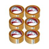 Ve-Ge Şeffaf Koli Bandı 45x40 mm 6 Adet Bufalo Marka Güçlü Yapışma Özelliği