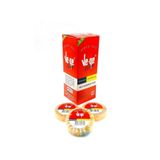 Ve-Ge Selefon Bant 12X33 Mt. Eto Sarı Şeritli 12 Li (1 Paket 12 Adet)