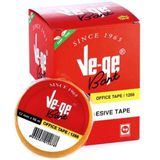 Ve-Ge Selefon Bant Eto Sarı Şeritli 12Mm X 66Mt (12 Li Paket)