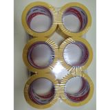 Ve-Ge Vege 48 mm x 30 m Maskeleme Kağıt Bant 6 Adet Açık Kahverengi Uzun Ömürlü İç/Dış Mekan