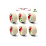 Ve-ge VEGE MASKELEME BANDI 48X30 m KREM (6 Adet) (ENDÜSTRİYEL KAĞIT BANT)