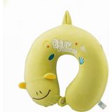 ve Konforlu Boyun YASTIĞI%100 Visko, Kids Figürlü Seyahat Yastığı (Açık Yeşil) - 10 cm