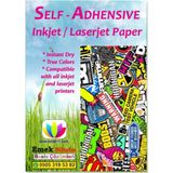 ve Laser Uyumlu Sticker Güçlü Yapışkanlı A4 Etiket Kağıdı Mat Yüzeyli 120GSM (20 Yaprak)