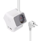 Vea Akım Korumalı Grup Priz, 3’lü 1.5 Metre Kablolu, Usb + Type-c, ON/OFF, 3680W, 16 Amper, Elektronik Ürünlerde Tam Koruma, Çocuk Korumalı, Topraklı