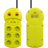 Vea Shopzum Vea VE-970USB 6lı 2 Usbli 1.5 Metre Grup Priz
