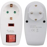 Vea Ve-22419 16 Amper - 3500 Watt Led Gostergelı Anahtarlı Teklı Akım Korumalı Prız