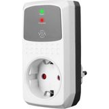 VEA VE-25532 16A 4000W TEKLİ AKIM KORUMALI PRİZ AŞIRI YÜKSEK GERİLİM - Siyah - Beyaz