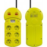 Vea VE-970B 6'lı 1.5 Metre Grup Priz - Sarı