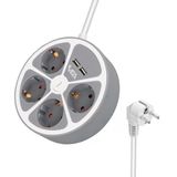 Vea VE-G604YU 4'lü 2 USB Li Anahtarlı 1.5 mt Grup Priz