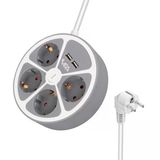 Vea VE-G604YU 4'lü 2 USB Li Anahtarlı 1.5 mt Grup Priz