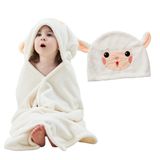 VEABEST Bebek Banyo Havlusu Ultra Emici Ultra Yumuşak Kapüşonlu Havlu, Bebekler, Bebekler, Çocuklar için. Güzel Geyik Tasarımı, Erkek ve Kız Çocuklar için Bebek Hediye Listesi Hediyeleri (Beyaz Keçi)