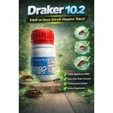 VEBİ Draker 10.2 Haşere İlacı 50 ml Kene, Sivrisinek, Karasinek İçin Etkili ve Ayarlanabilir Özellik