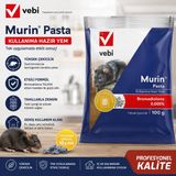 VEBİ 🐭 Murin Pasta Fare Yemi – Güçlü ve Etkili Kemirgen Mücadelesi(2 Adet)