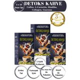 VEBUNATURA Kahve (Hindiba, L-Carnitin, Collagen,Guarana) İçeren Kahve 3'lü Fırsat Paketi