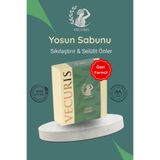 VECURIS Selülit Karşıtı Yosun Sabunu | Deniz Yosunu, Mineral Tuzlar | Doğal Sabun