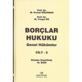 Vedat Kitapçılık Borçlar Hukuku Genel Hükümler Cilt: 2 - Kemal Oğuzman, 2021 Yayın Tarihli Ciltli Kitap