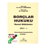 Vedat Kitapçılık Borçlar Hukuku Genel Hükümler Cilt:1 -kemal Oğuzman-turgut Öz-Eylül 2025 (fosforlu kalem)