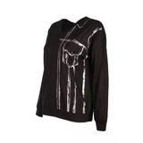 Vedi Minimalist Oversize V Yaka Uzun Kol Kadın Bluz Vd4104