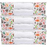 Vedsey Çocuk Desenli Hurç Pencereli 3'lü Set 70x50x25 CM Çok Renkli