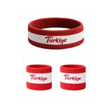 Vee Türkiye Milli Takım Havlu Bileklik + Saç Bandı Set