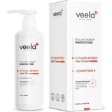 Veela Styling Effect Condition 9 Zor Şekillenen Saçlar Için Durulanmayan Şekillendirici Saç Bakım Kremi 500 ml - Turuncu - Standart