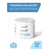 Veela Yıpran MLş Saçlar Için Kolajen Ve Keratin Bakım Maskesi - Keratin & Collagen Hair Mask