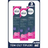 Veet ASFSTORE Professional Tüy Dökücü Krem Tüm Cilt Tipleri İçin 200 ml 3 Adet