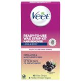 Veet Bacak Ve Vücut Bölgesi Sir Ağda Bandı 40Lı Paket Kadın/Kız