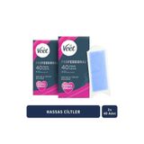 Veet Professional 2x40 Adet Hassas Ciltler için Ağda Bandı