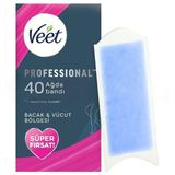Veet Professional Bacak ve Vücut Bölgesi Sir Ağda Bandı 40'lı