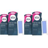 Veet Professional Hassas Ciltler için Yüz Ağda Bandı, 40'lı (20 x 2) (2 paketi)