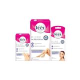Veet Pure Ağda Bandı Komple Bakım Seti (Yüz Ağda Bandı + Bikini & Koltuk Altı + Bacak & Vücut)