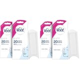 Veet Pure Hipoalerjenik Yüz Ağda Bandı, (2 x 20 Adet) (2 paketi)