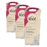 Veet Pure Hipoalerjenik Yüz için Parfümsüz Sir Ağda Bandı (1 x 20 Adet) (3 paketi)