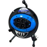 Veetrin 3*2,5 mm 20 mt Makaralı Uzatma Kablo - Siyah