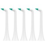 Veexio Philips Sonicare için Yedek Ortodontik Diş Fırçası Başlıkları, Ekstra Küçük Uçlu Püskül Başlığı, Beyaz, 5'li Paket