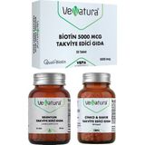 Vefa Biotin 5000 Mcg 30 Tablet + Selenyum Takviyesi 90 Tablet + Çinko & Bakır 60 Kapsül