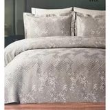 Vega 3 Parça Çift Kişilik 250X260 cm Lüx Yatak Örtüsü Seti Çeyizlik Dekoratif - 001-Renkli - 10 x 10 cm